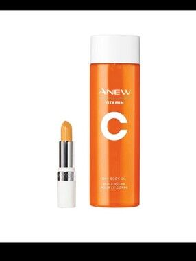 Avon Vitamin C Duo Lip treatment & Dry Body Oil 🆕
